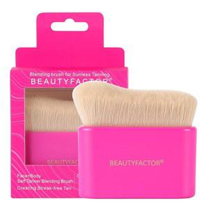 셀프 핑크 미트 태너용 메이크업 페이스 카부키 브론저 태닝 로션용 레그 브러시 바디