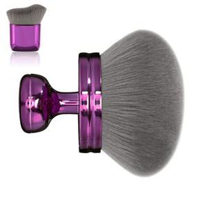 브론저 라운드 블렌드 블러 바디 태닝 어플리케이터용 셀프 엑스트라 적용할 함께 가부키 브러시 퍼플2 퍼플 브러시 태너 라지 메이크업 레그 있는 드로스트링 2인치 와이드