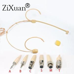 Shure Sennheiser AKG MiPro Audio Technica 4Pin TA4F 3.5mm 잠금 장치 용 단방향 마이크를 착용하는 헤드