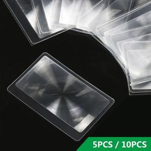 10개/대 3X 초박형 돋보기 루페 확대 프레넬 렌즈