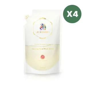 르소메 손세정제 거품 비누 리필 자몽향 250ml X 4개