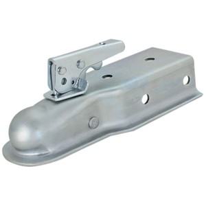 Straight Tongue Trailer Coupler with Hardware Easy Remove Sticker truction Zinc Trigger fit 2