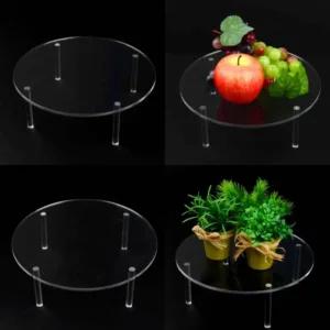 원형 테이블 진열대 대형 매장 상품 디스플레이 매대 약국 홍보 진열장 회전 아크릴장식장 전시대 선반 스