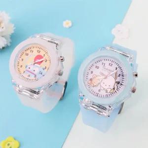 산리오 LED 바늘 시계캐릭터손목 LED손목 손목