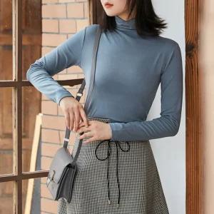 브라캡 목폴라티 노브라티 캡내장티셔츠 터틀넥 노와이어 일체형 여성요가