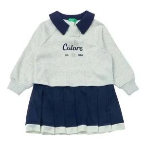 [갤러리아] 베네통키즈#  D플리츠피케원피스 QAOP01541 MG