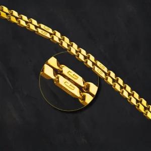 153골드 [최신]24K 순금 SGL 1136 1140 G팔각 / 그랑프리 더블체인 팔찌 37.5g (10돈)