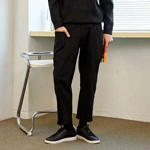 [커스텀어스]백기모 배기핏 E밴딩 팬츠 CFS23WWPTB10 BLA