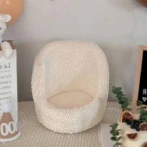 소파 양털 촬영소품 스튜디오 의자