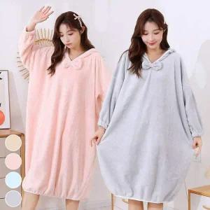 [골드스마일]소프트 후드 목욕 가운 ELS-120