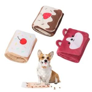 비유펫 롤케이크 바스락 노즈워크 장난감강아지간식 간식볼 반려견 놀이용품 지능개발 스낵볼 분리불안 스