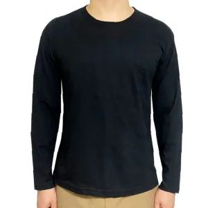 기본 교복이너웨어 라운드긴팔티셔츠 남자기본티 30수 베이직 면 남여 티셔츠 3칼라