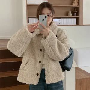 [코코블랑] 틸즈 퍼 자켓