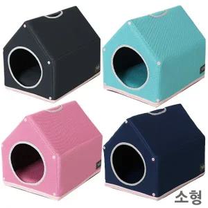 [초코펫하우스] 고양이 숨숨집/이동장 겸용 소형 - 국산