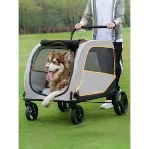 대형견 웨건 접이식 개모차 유모차 리트리버 산책 강아지