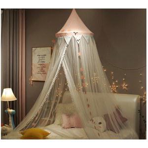 공주방 인테리어 침대 커튼 침실 1.5m 망 단문 9종 럭셔리 하우스 스위트룸 방울