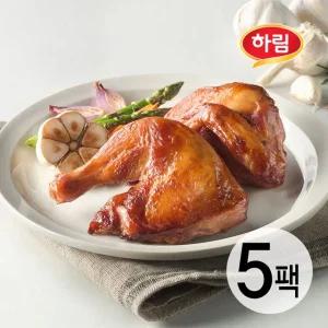 (e)하림 리얼 마늘훈제치킨 반마리 (210g) 5팩 (2팩에 한마리!)