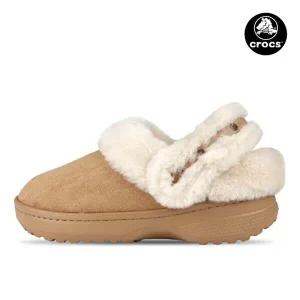 [크록스]크록스 클래식 언퍼게터블 스웨이드 클로그 어그 겨울 방한 털슬리퍼 212106-2EY