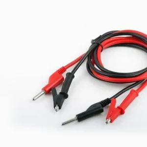 바나나 케이블 스피커 바나나 플러그 케이블 1M 악어클립케이블