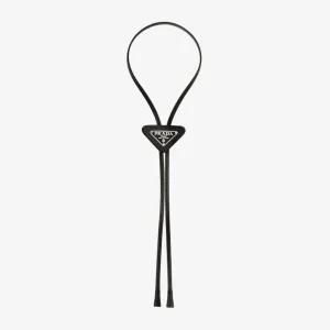 씬 스트랩 루프 가죽 타이 2IC027/QHH F0002 NERO