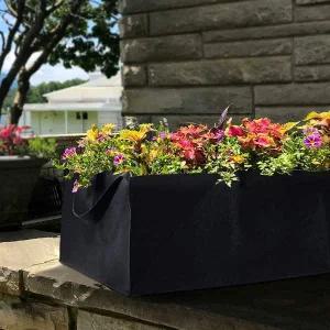 [골드스마일]화분 부직포 베란다 텃밭 사각 60x30 가벼운 옥상 그