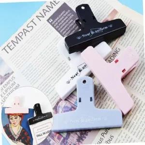 10CM 문서집게 과자 종이 문서 메모 1P 집게 자석 문서집게 과자집게 자석집게 자석큰집게