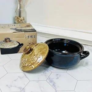 옹기골 내열냄비 찜기) 내열냄비 도자기냄비 다용도냄비 전자레인지냄비