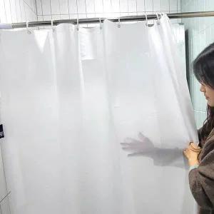 [골드스마일]방수 비닐 샤워커튼 화이트 120x180 샤워실커튼
