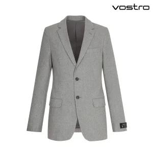 [보스트로]베이지 조직물 스트레치 수트 자켓-M1SS2763