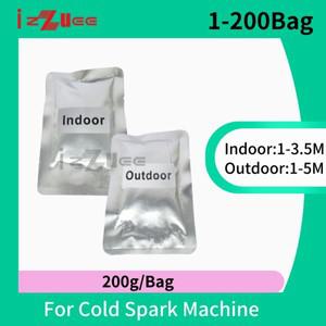 1~200 가방 Ti 파우더 200g 콜드 스파크 스테이지 기계 효과 Dmx 분수 Sparkular 소모품 Dj 바 웨딩 파티