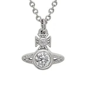 [비비안웨스트우드]선물포장(내일도착) 25FW 비비안웨스트우드 런던 오브 펜던트 목걸이 실버 63020278 ...