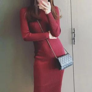 [아우트]롱원피스 여신룩원피스 타이트한 원피스