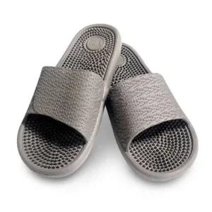 [라일리] Rly 쿠션슬리퍼 발편한슬리퍼 지압 거실화 브라운