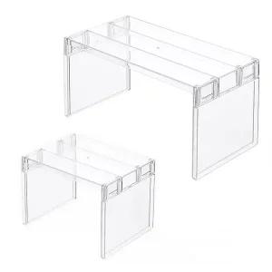 1+1 냉장고 정리선반 주방 수납 정리대 2종 세트 (WE3CC7B)