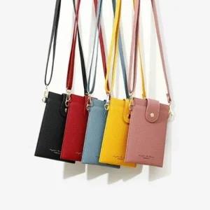 미니 가죽 크로스백 핸드폰 가방