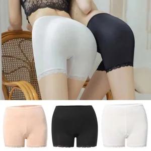 [유토피아]팬티 라인 정리 레이스 속바지 3부 길이 언더 웨어 슬림핏예쁜이너 여자20대속옷 베이직면사각바