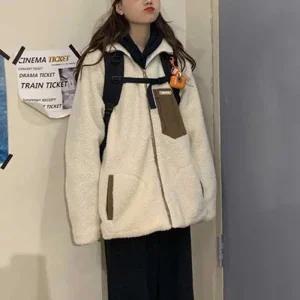 [아우트]뽀글이 점퍼 바람막이여성점퍼 아우터 코디