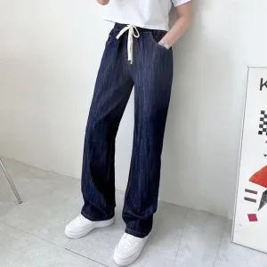 [아우트]여자청린넨와이드밴딩팬츠 여자하의