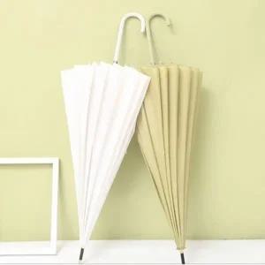 여성용 클래식 반자동 우산 대형 예쁜 장우산 답례품