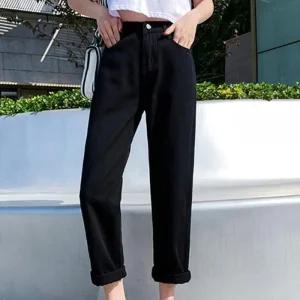 [아우트]일자 데님팬츠 청바지 롤업 바지