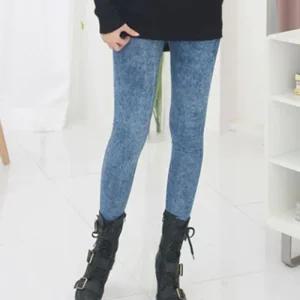 [아우트]기모 레깅스 여자 타이즈 청레깅스 돌청