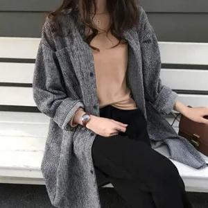 [아우트]카디건 골덴자켓 롱남방 셔츠 캐주얼자켓