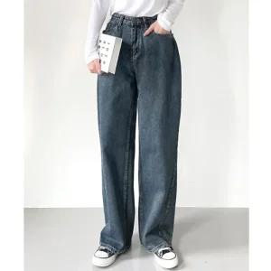 [아우트]데님 봄바지 팬츠 절개 청바지 루즈핏 1P