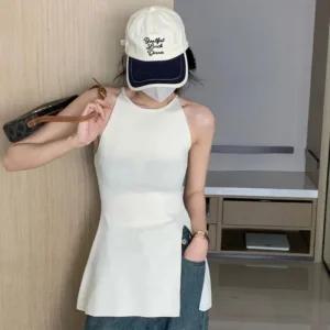 [아우트]롱 홀터 슬리브리스 트임