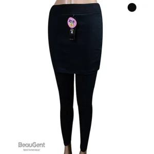 [아우트]보들보들 촉감의 치마레깅스 면 기모