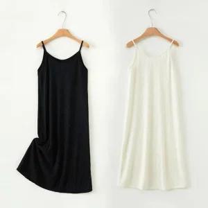 [아우트]플리츠 나시롱원피스 끈나시 원피스 2color