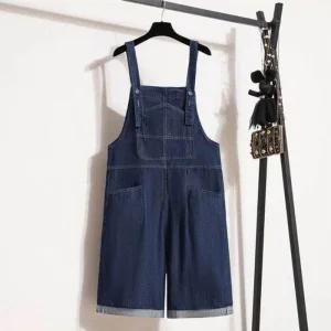 [아우트]점퍼수트 여자 멜빵 끈조절 데님 팬츠