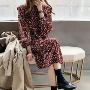 [아우트]빅사이즈롱원피스 셔츠원피스 2컬러