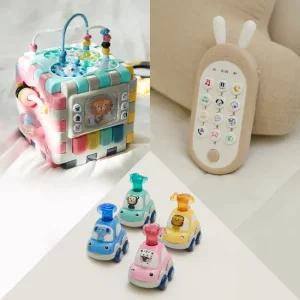 국민육아템 6in1 변신큐브+아기 핸드폰+푸시 자동차세트