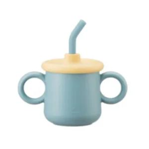 락앤락 리틀럽 빨대컵 실리콘 아기 스파우트 블루 200